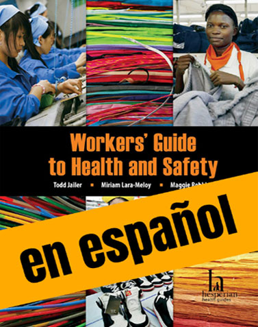 Workers' Guide to Health and Safety en español book cover.