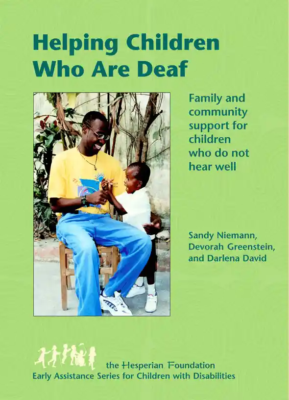 Helping Children who are deaf book cover.