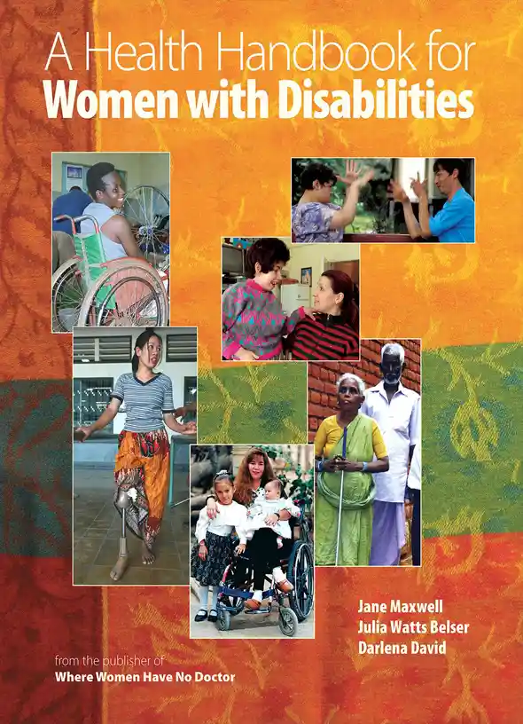 A health handbook for women with disabilities book cover.