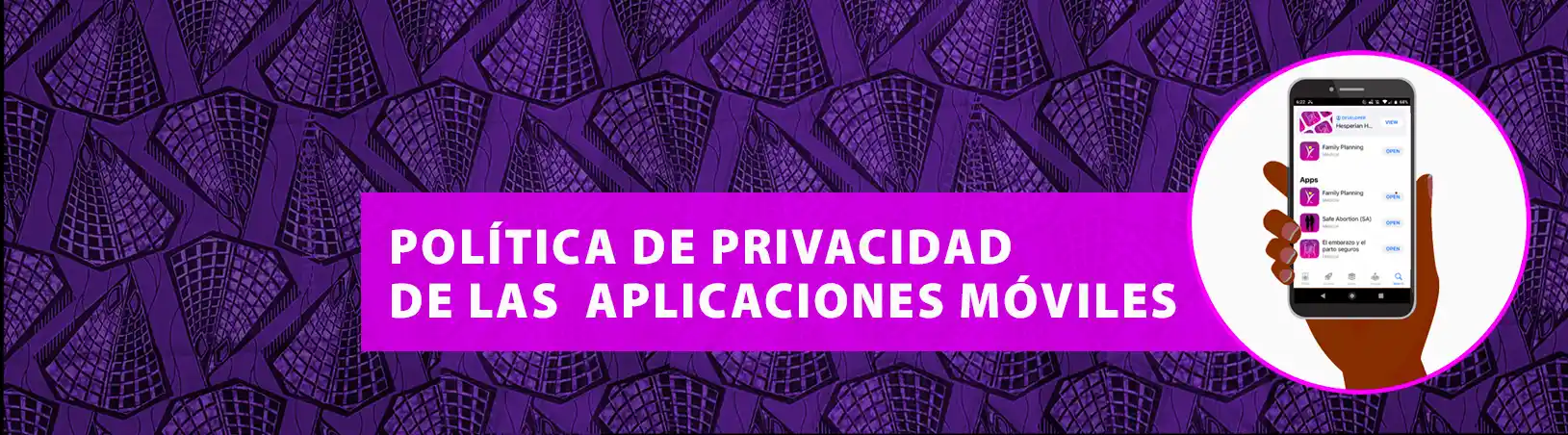 Política de privacidad de las aplicaciones móviles